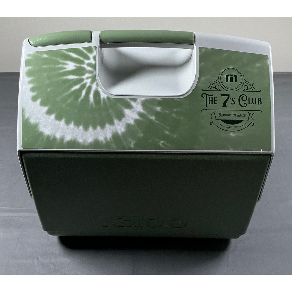 Igloo TravisMathew The 7s Club Playmate Elite‎ Cooler Green Tie Dye 16 Qt